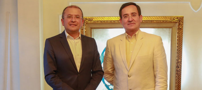 Dos integrantes de la Red de Universidades Católicas de Colombia