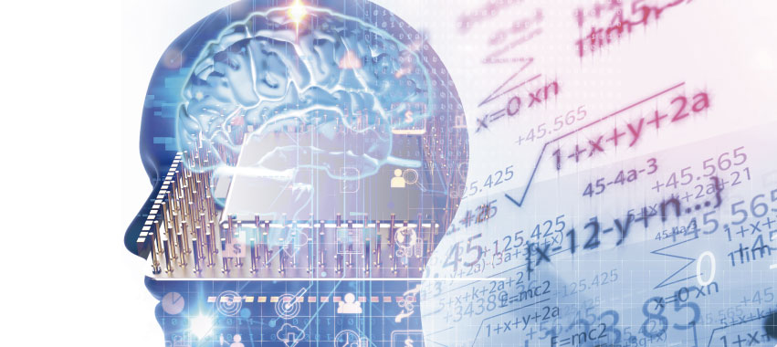 Silueta humana en entorno digital