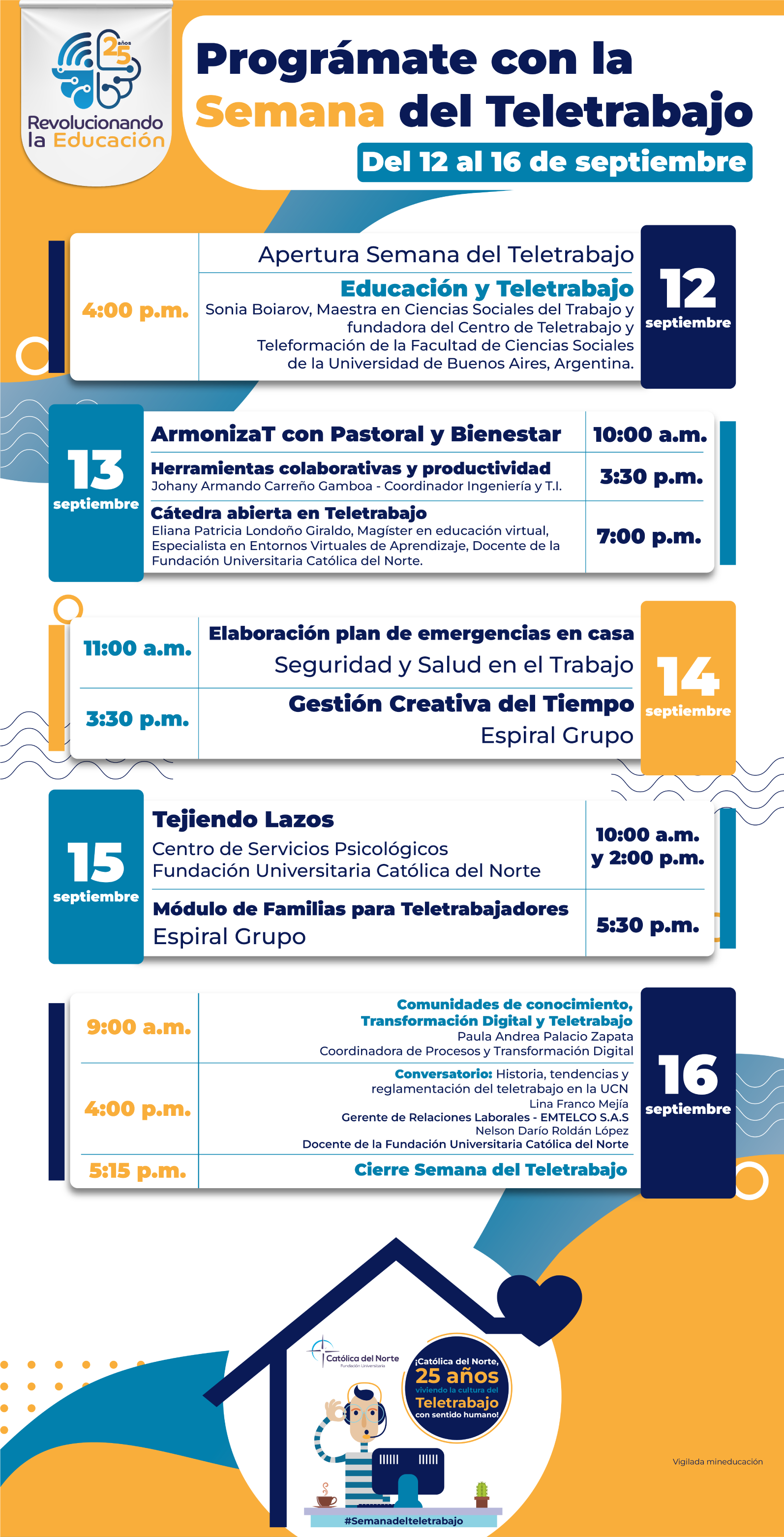 Programación Semana del Teletrabajo