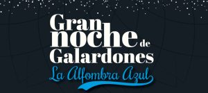 Invitación alfombra azul