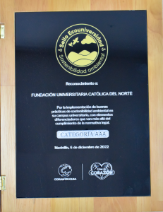 Reconocimiento Sostenibilidad Ambiental