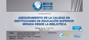 Banner mesa de bibliotecas