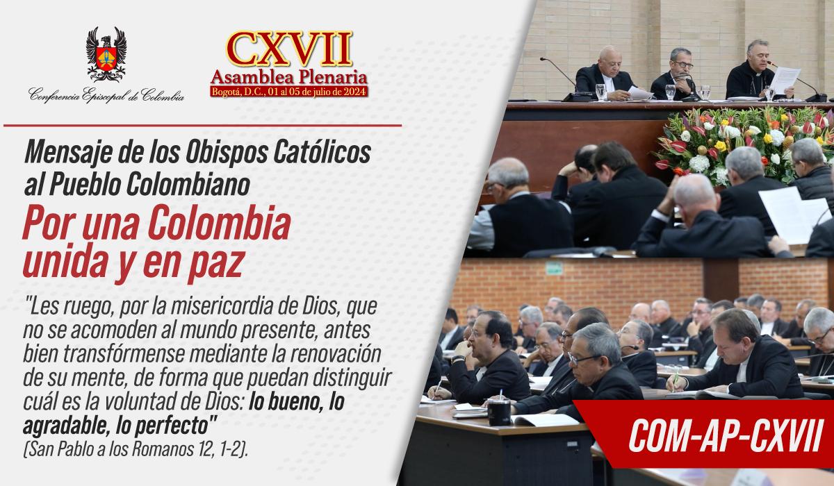 Mensaje de los Obispos Católicos al Pueblo Colombiano