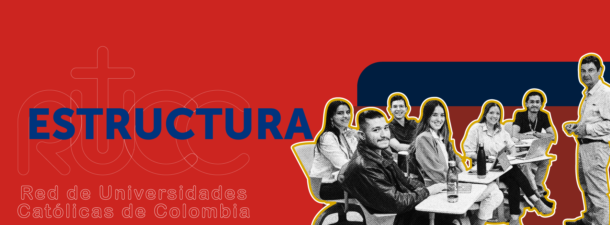 Estructura de la Red de Universidades Católicas de Colombia.