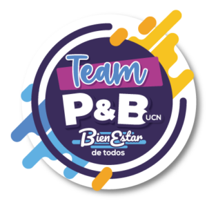 Logo Team P&B del área de Pastoral & Bienestar.