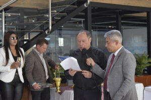 Evento de inauguración de la Sala pódcast en el Campus Universitario UCN.