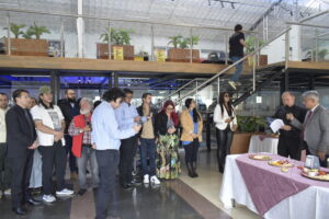 Evento de inauguración de la Sala pódcast en el Campus Universitario UCN.