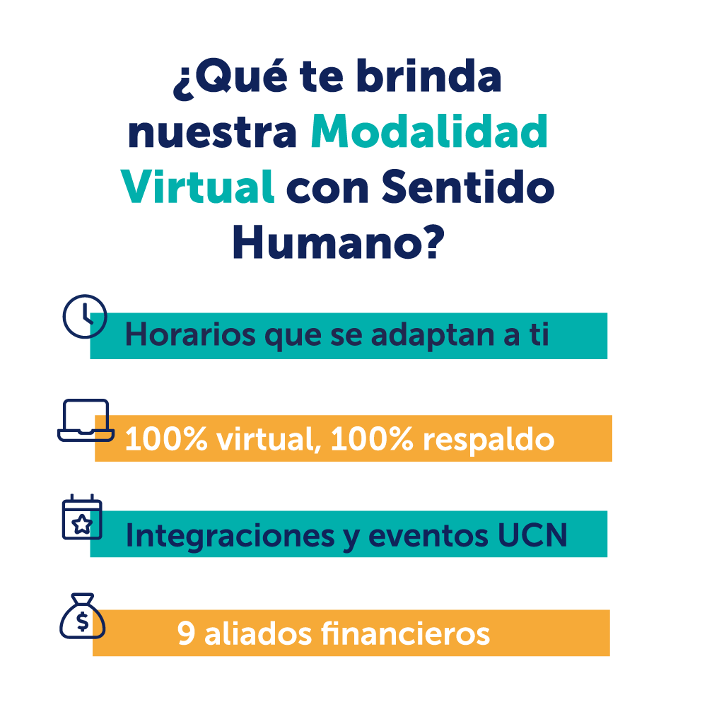 Beneficios de la modalidad virtual con sentido humano.