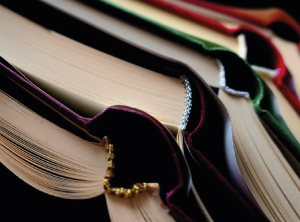 Libros abiertos aplilados