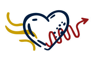 Ícono de un corazón.