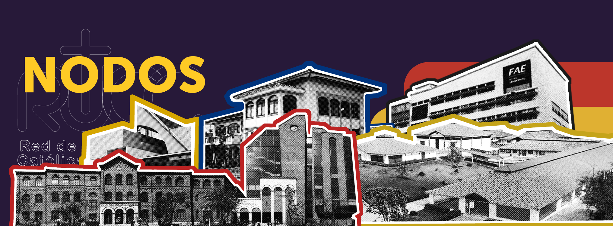 Banner sobre los nodos de la Red de Universidades de Colombia - RUCC