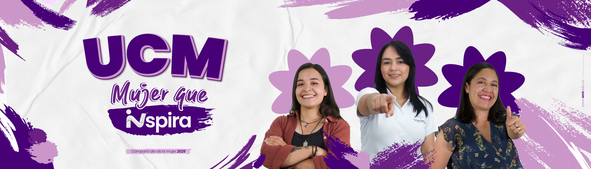 Banner conmemorativo mes de la mujer