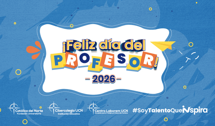 Pieza gráfica conmemorativa día del profesor