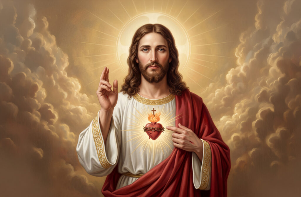 Imagen del Sagrado corazón de Jesús