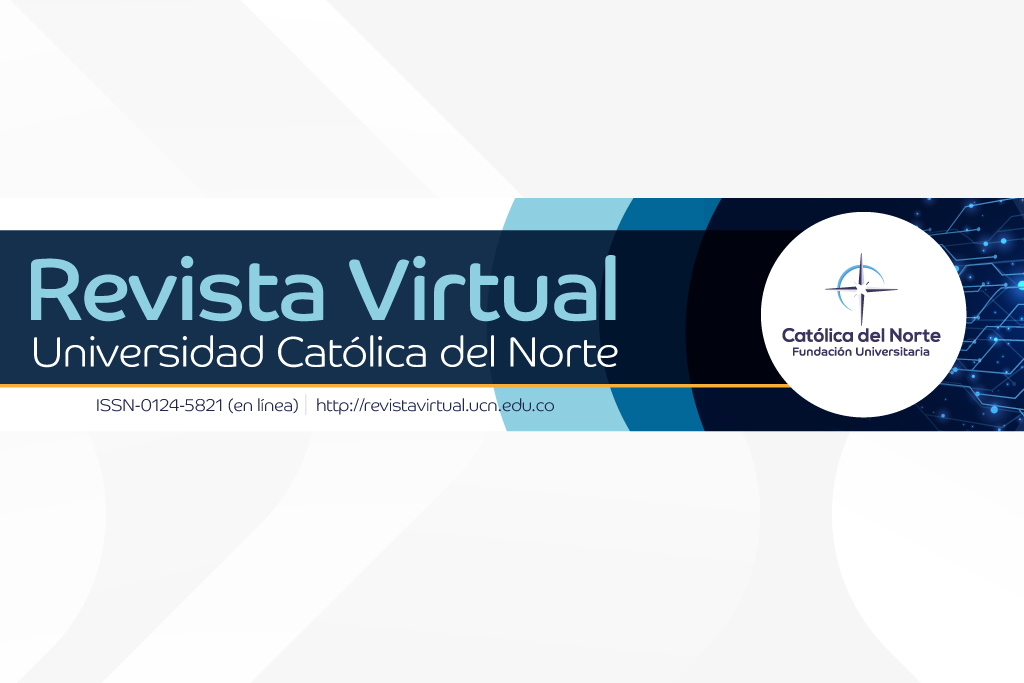 Banner de la Revista Virtual Universidad Católica del Norte, ratificada en la Categoría B de Publindex 2026 por MinCiencias gracias a su indexación en Web of Science ESCI.