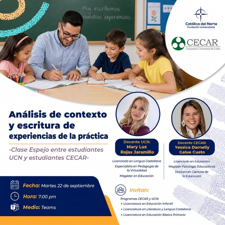 relacionamiento cecar Fundación Universitaria Católica del Norte