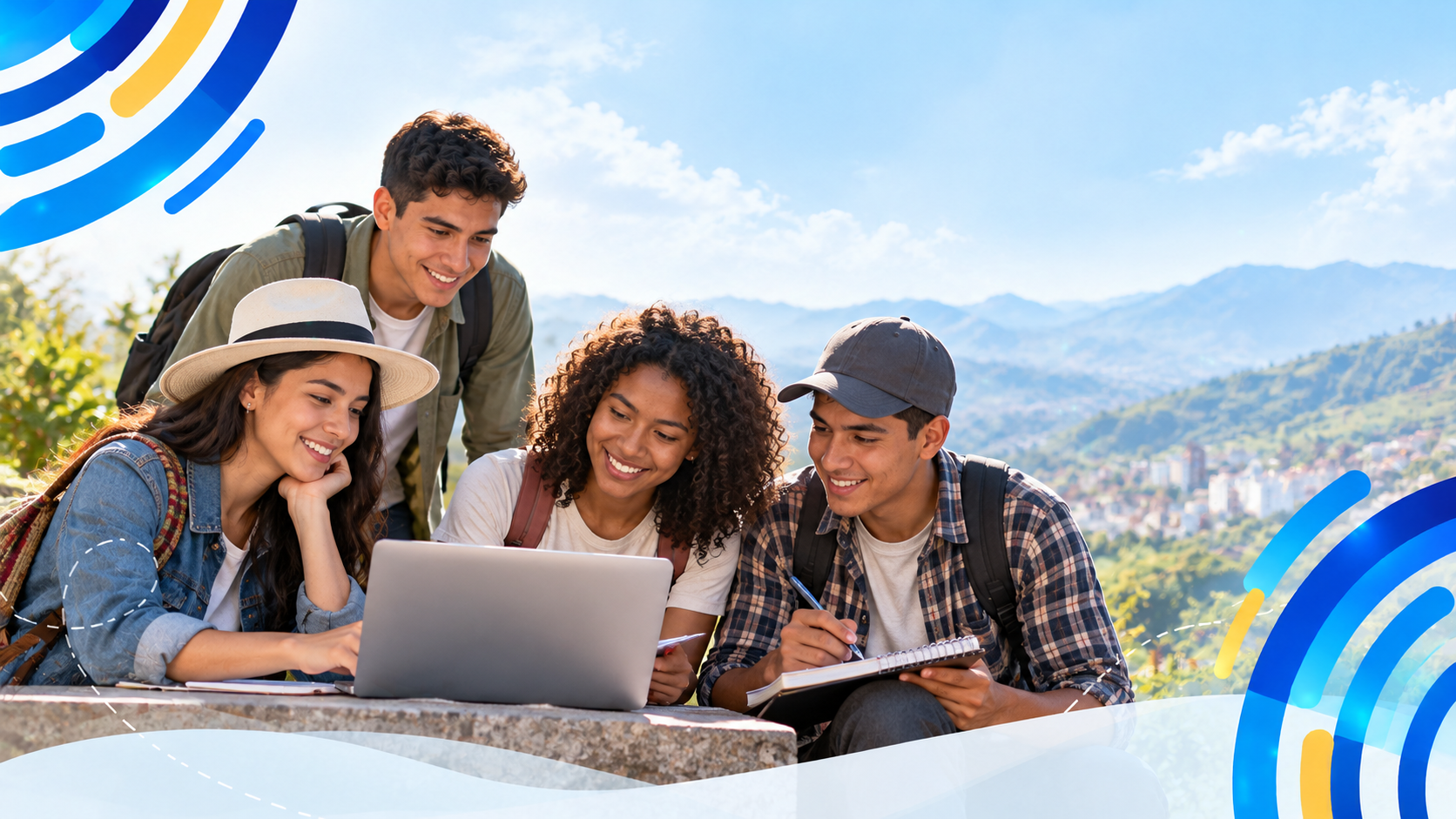 Jóvenes rurales colombianos participando en la convocatoria de becas rumBo 2027 con apoyo de la UCN.