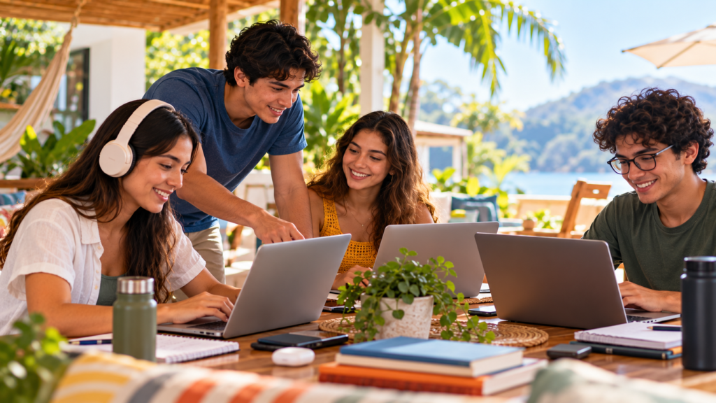 Estudiantes de la UCN participando en cursos vacacionales virtuales noviembre diciembre 2026